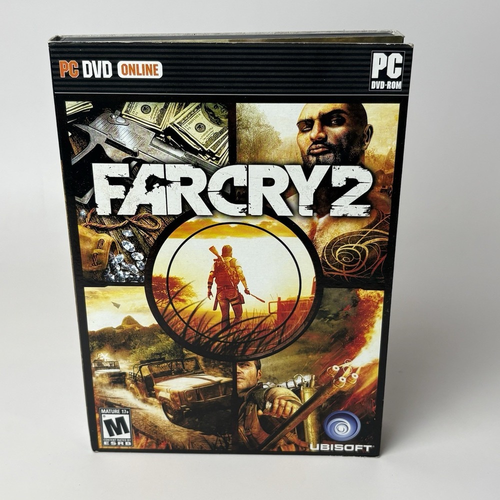 FAR CRY 2 Ubisoft PC DVD-ROM Online FARCRY2 Windows XP Game Complete